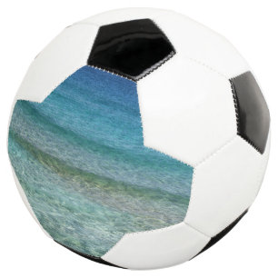 Balón De Fútbol Bella tranquilidad en el mar Caribe