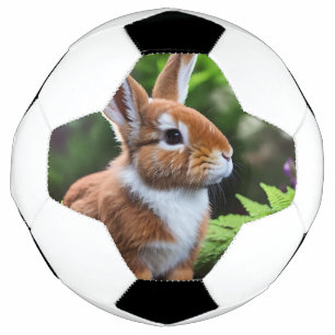 Balón De Fútbol "Betsy the Bunny: un dulce deslumbramiento marrón 