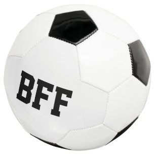 Balón De Fútbol BFF, los mejores amigos para el futbolista Black W