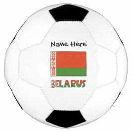 Balón De Fútbol Bielorrusia: Bandera bielorrusa personalizada