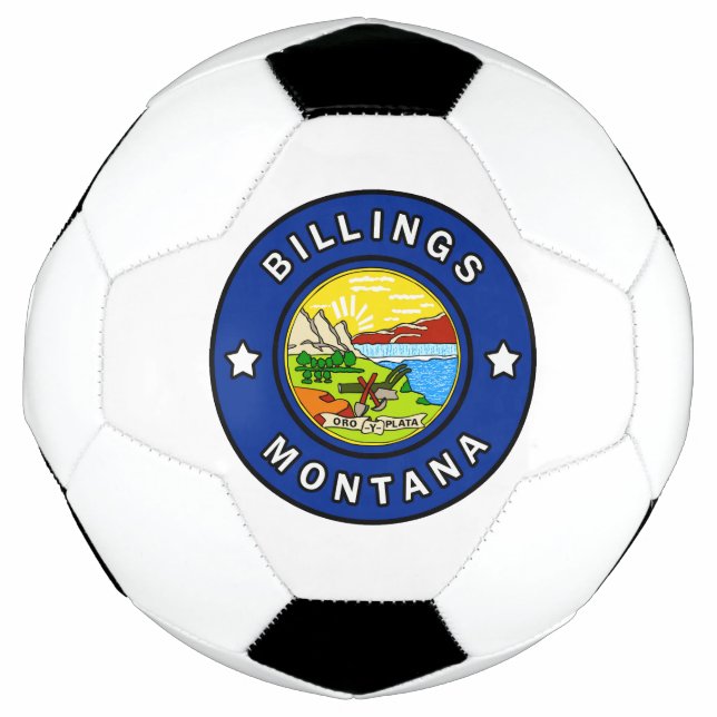 Balón De Fútbol Billings Montana (Anverso)