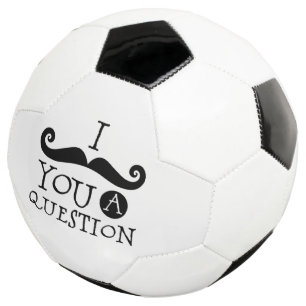 Balón De Fútbol Black I bigote una pregunta