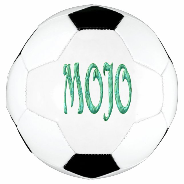 Balón de fútbol blanco Mojo (Anverso)