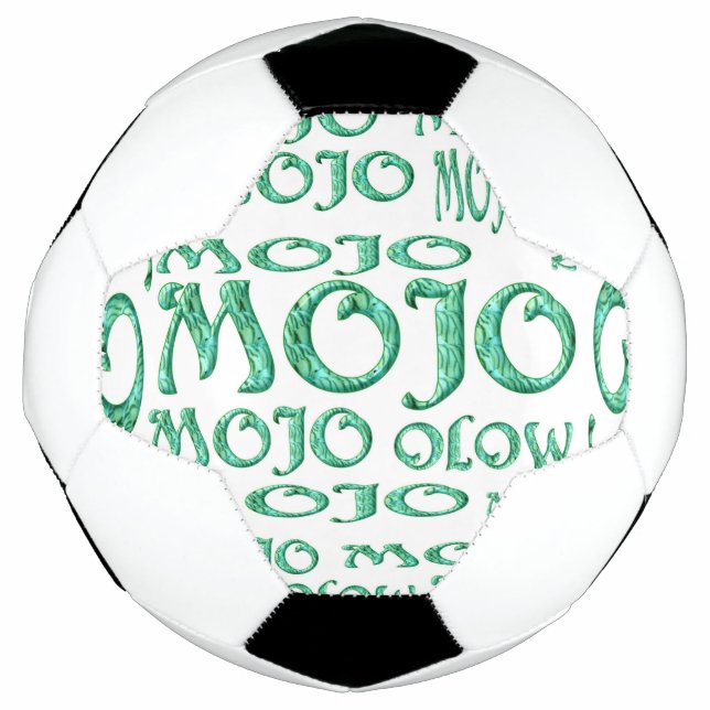Balón de fútbol blanco Mojo (Anverso)