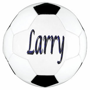 Balón De Fútbol Blue Larry Name, Soccer Ball