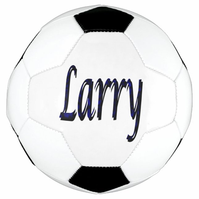 Balón De Fútbol Blue Larry Name, Soccer Ball (Anverso)