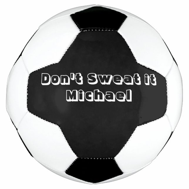 Balón de fútbol bola blanca y negra (Anverso)