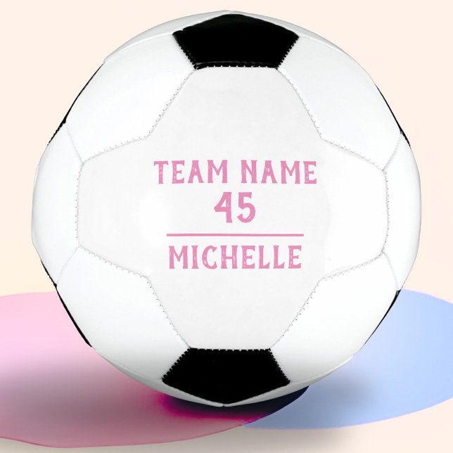 Balón De Fútbol Bola de fútbol Chica personalizado con número de n (Subido por el creador)