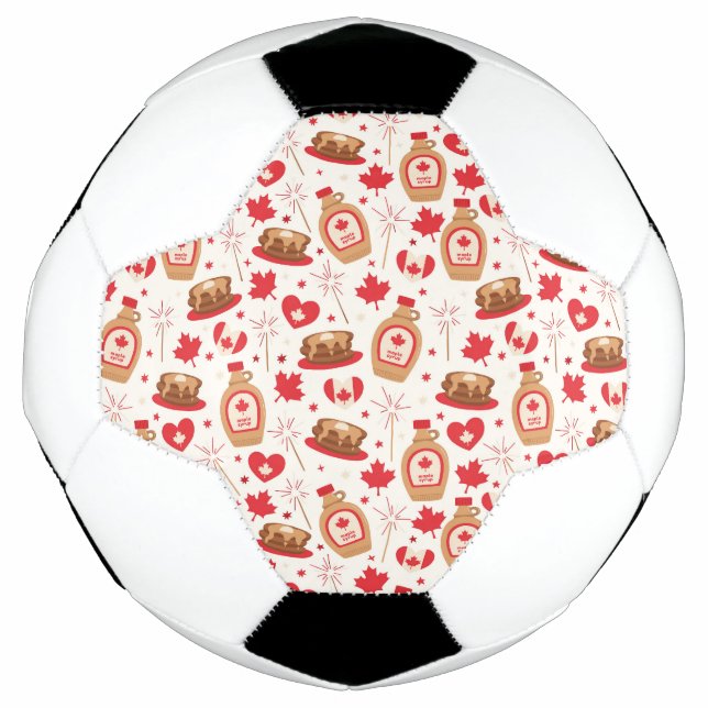 Balón De Fútbol Bola de fútbol de Canada Day Fiesta (Anverso)