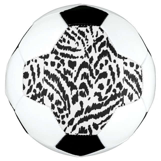 Balón De Fútbol Bola de fútbol de la jungla abstracta (Anverso)