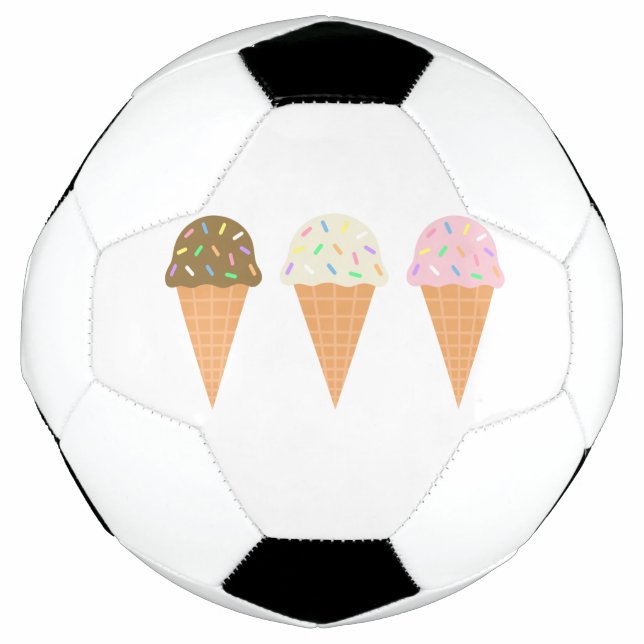Balón De Fútbol Bola de Fútbol de los Helados (Anverso)