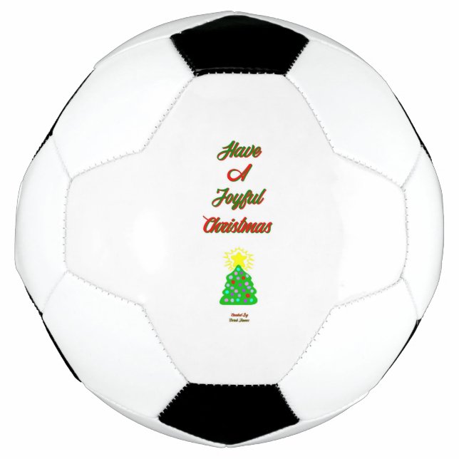Balón De Fútbol Bola de fútbol de Navidades alegres (Anverso)