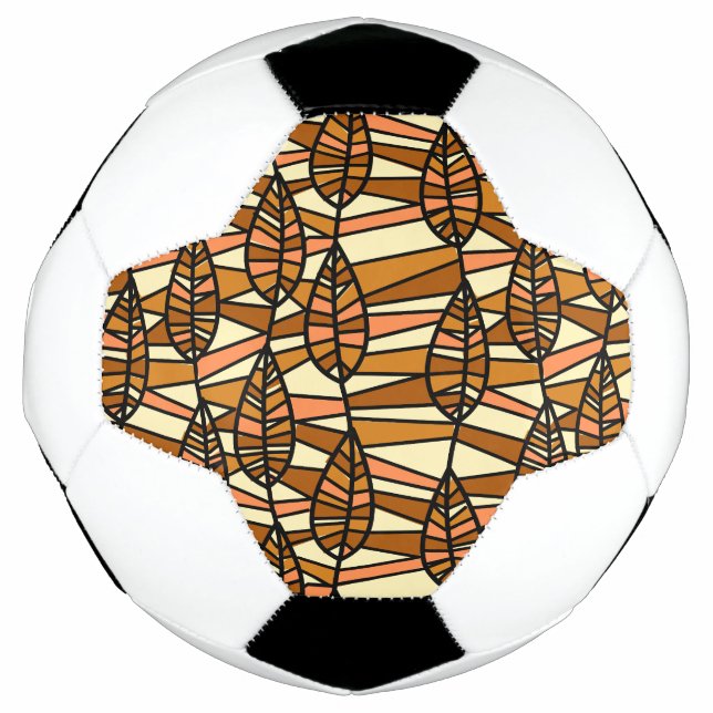 Balón De Fútbol Bola de fútbol de otoño retro (Anverso)