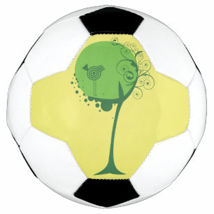 Balón De Fútbol Bola de fútbol del árbol abstracto