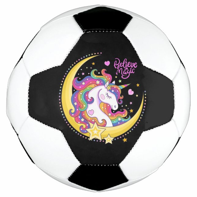 Balón De Fútbol Bola de fútbol mágico de Unicorn (Anverso)