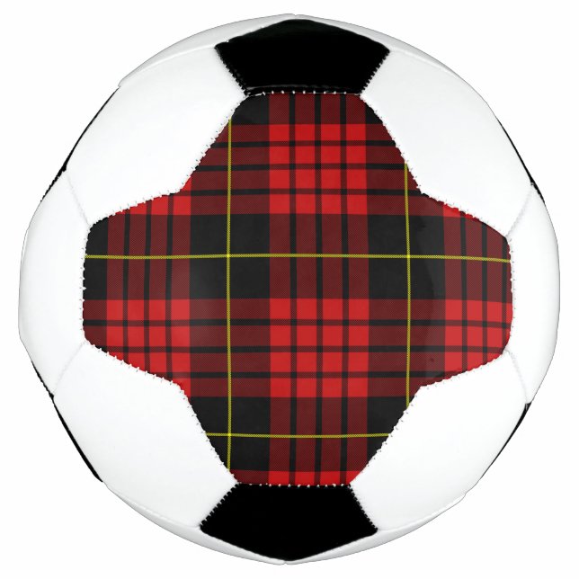 Balón De Fútbol Bola de Fútbol Red Tartan (Anverso)