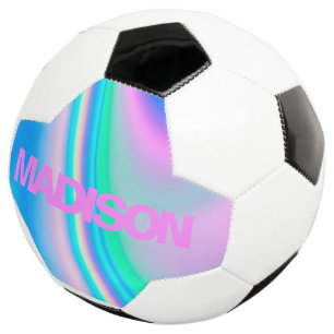 Balón De Fútbol Bolas de fútbol personalizado nombre Holographic G