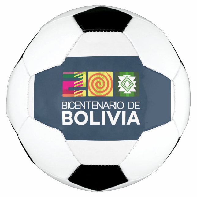 Balón De Fútbol Bolivia 200 años libres (Anverso)