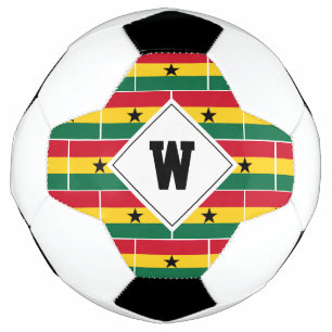 Balón De Fútbol Bolsa de fútbol monograma de GHANA elegante