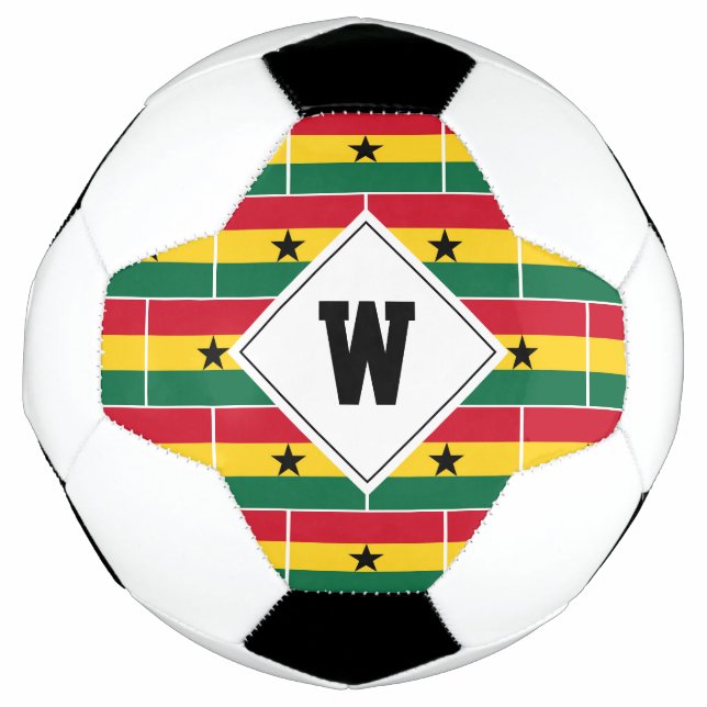 Balón De Fútbol Bolsa de fútbol monograma de GHANA elegante (Anverso)