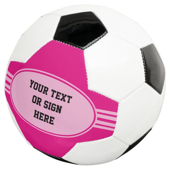 Balón De Fútbol Botón / Banner - XI blanco trans + tus ideas (Tres cuartos)