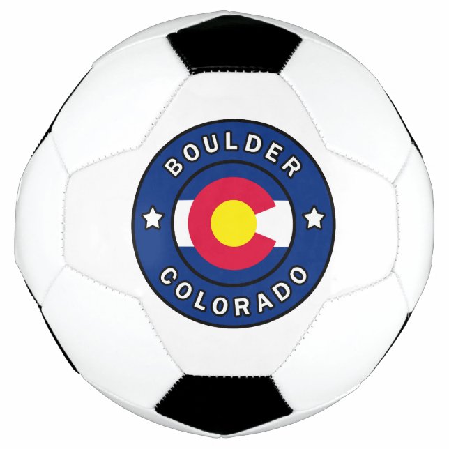Balón De Fútbol Boulder Colorado (Anverso)