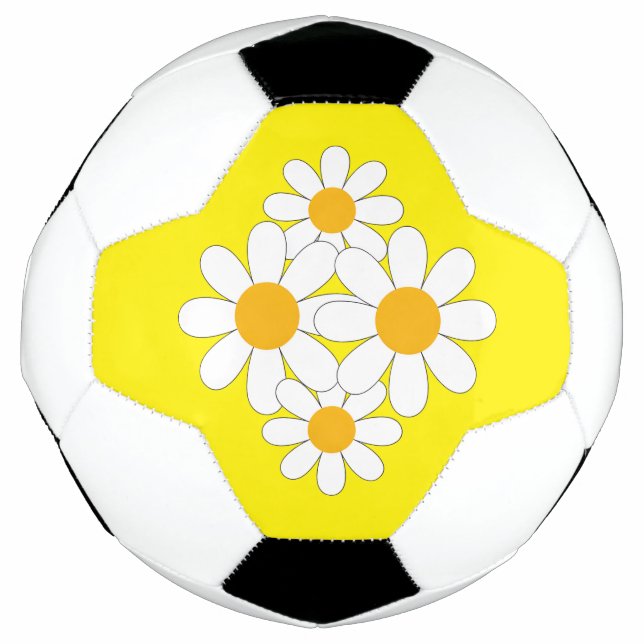 Balón De Fútbol Bright and Bold Daisy (Anverso)