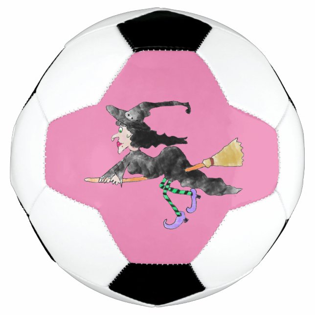 Balón De Fútbol Bruja en la habitación (Anverso)