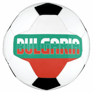 Balón De Fútbol Bulgaria Bandera Blanca Verde Rojo Tricolor Patrió
