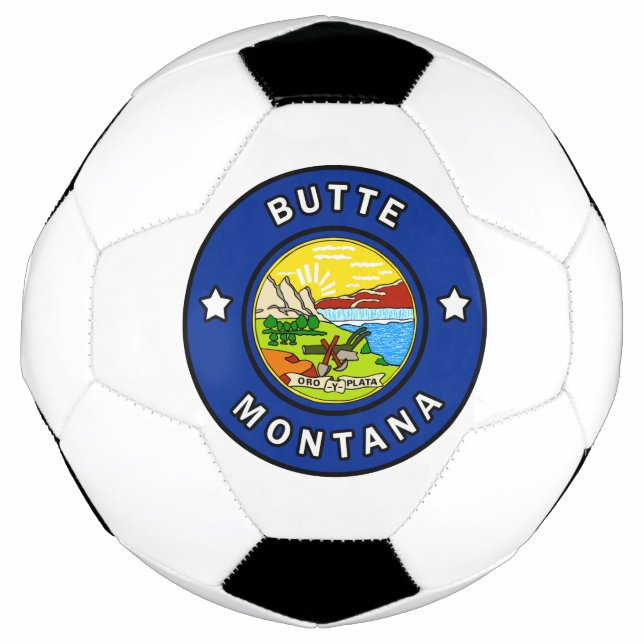 Balón De Fútbol Butte Montana (Anverso)