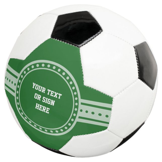 Balón De Fútbol Button / Banner - trans. white III + tus ideas (Tres cuartos)