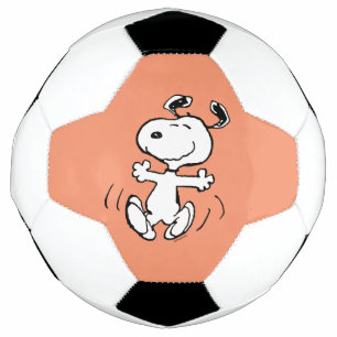Balón De Fútbol Cacahuetes   Un baile feliz Snoopy