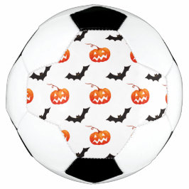 Balón De Fútbol Calabazas y murciélagos de Halloween, truco o trat