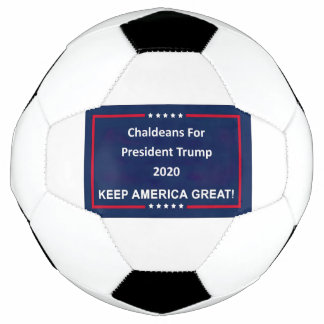 Balón De Fútbol Caldeos para el presidente Trump 2020