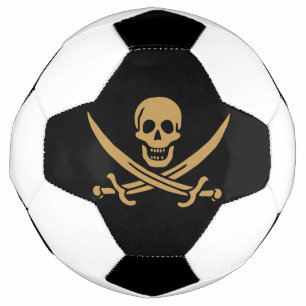 Balón De Fútbol Calico Jack, Pirata Azteca de Oro y Pirata de Cutl