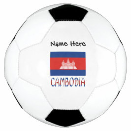 Balón De Fútbol Camboya Bandera Camboyana Nombre Personalizado
