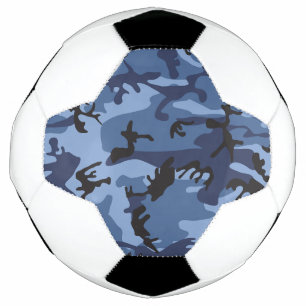 Balón De Fútbol Camuflaje azul marino, militar, ejército
