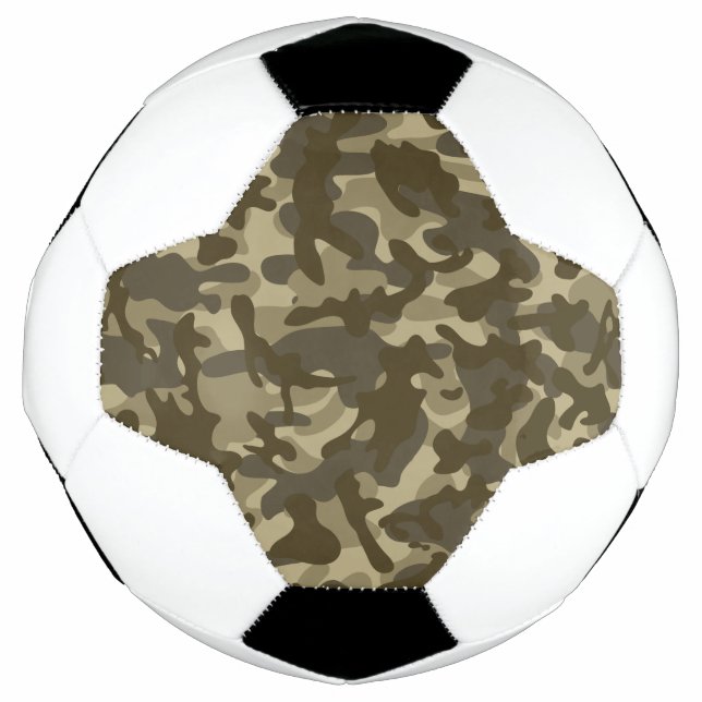 Balón De Fútbol Camuflaje Central (Anverso)