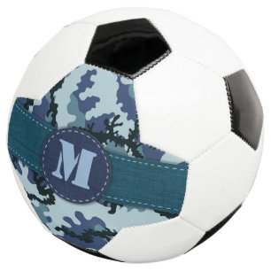 Balón De Fútbol Camuflaje naval