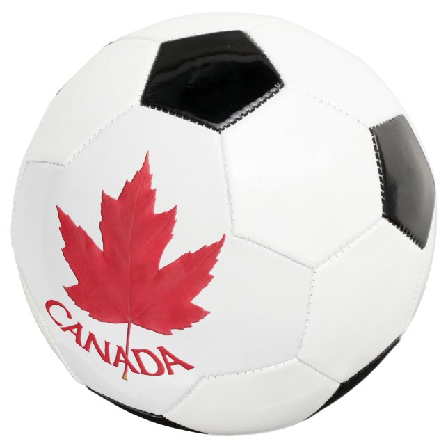 Balón De Fútbol Canadá: Copa de fútbol personalizado de Canadá (Tres cuartos)