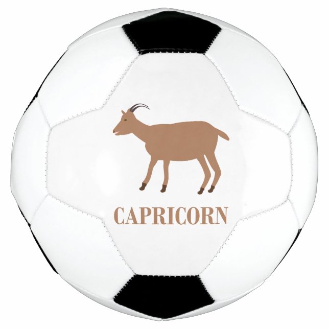Balón De Fútbol Capricorn Star Sign Goat (Anverso)