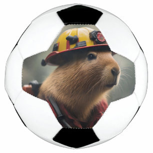 Balón De Fútbol "Capybara al rescate: Extraordinario bombero