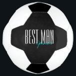 Balón De Fútbol Cartas en negrita "Mejor Hombre" Fiesta de Bodas P<br><div class="desc">Regalos personalizados para tu fiesta de bodas.</div>