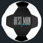 Balón De Fútbol Cartas en negrita "Mejor Hombre" Fiesta de Bodas P<br><div class="desc">Regalos personalizados para tu fiesta de bodas.</div>