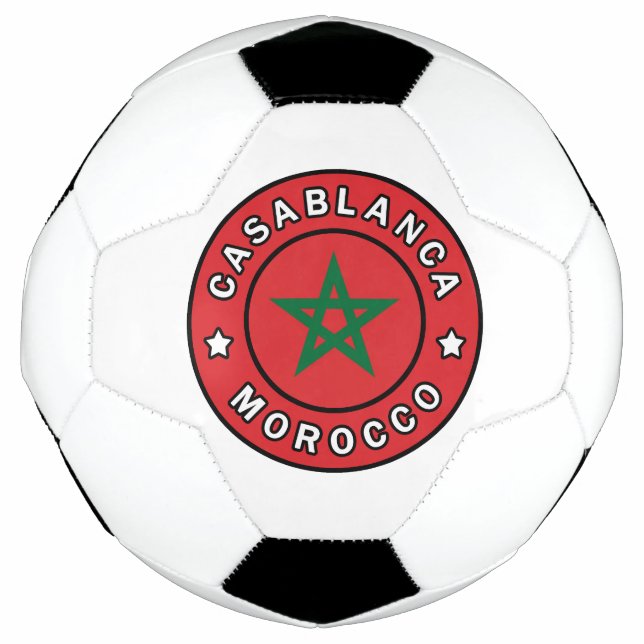 Balón De Fútbol Casablanca Marruecos (Anverso)