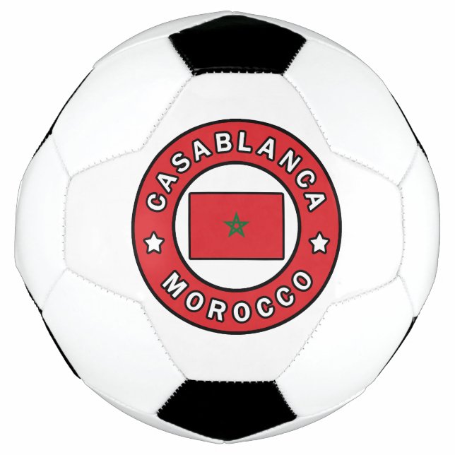 Balón De Fútbol Casablanca Marruecos (Anverso)