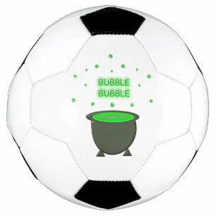 Balón De Fútbol Cauldron y Bubbling Green Brew Halloween