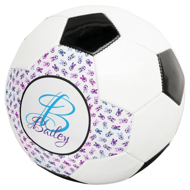 Balón De Fútbol Caza de fútbol deportivo monogramada (Tres cuartos)