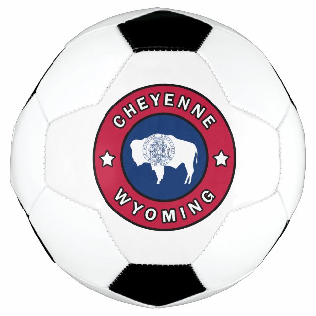 Balón De Fútbol Cheyenne Wyoming (Anverso)