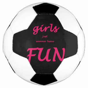 Balón De Fútbol chicas solo quieren divertirse